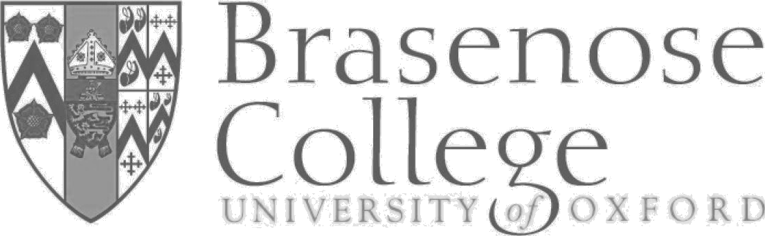 Brasenose College, with a grey cress to the left