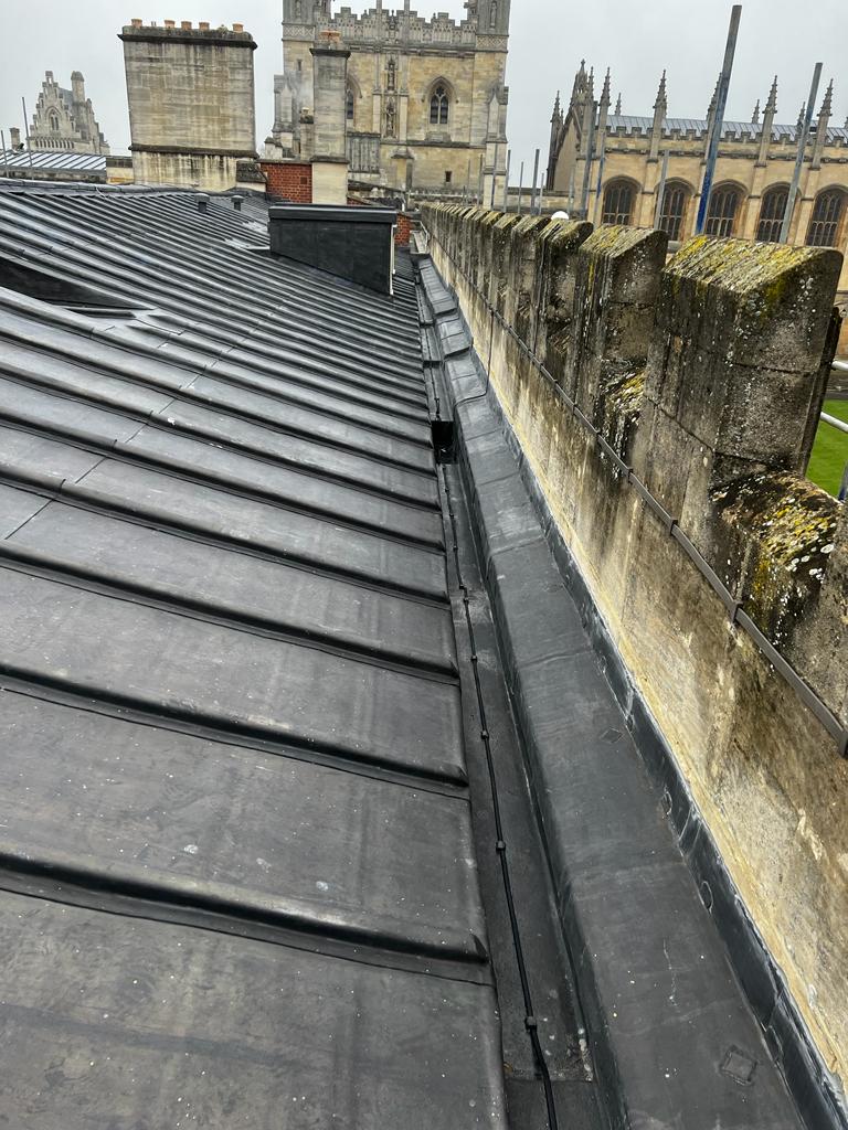 Leadwork to Deanery Roof