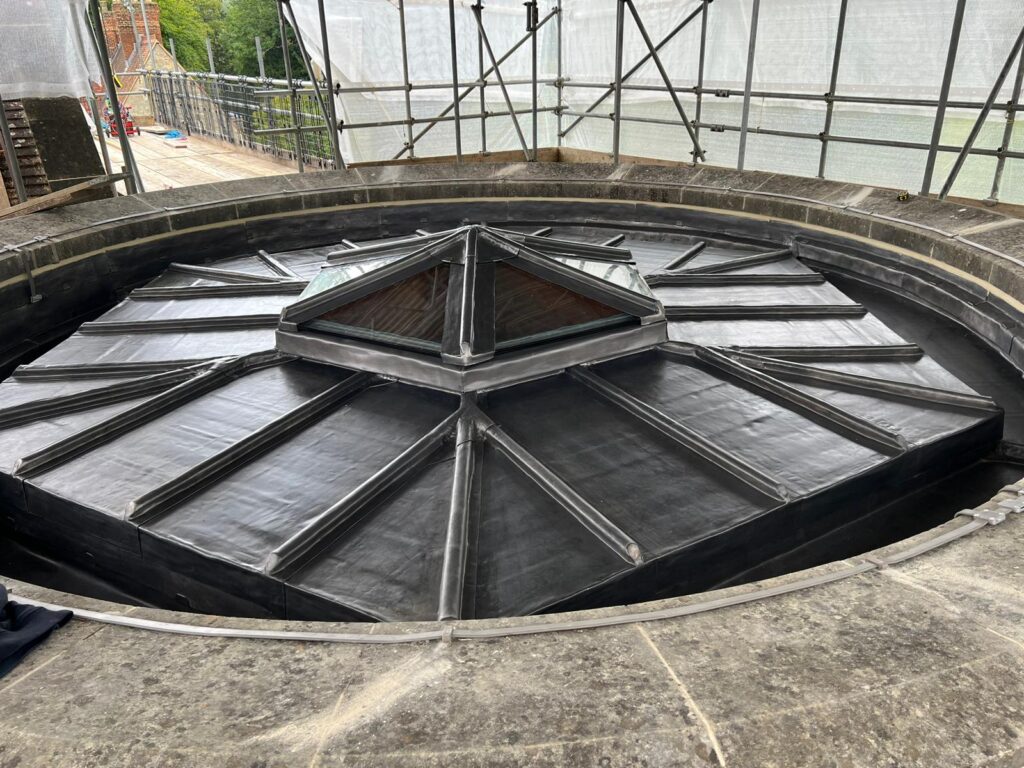 Magdalen College Squash Court Lead Roof