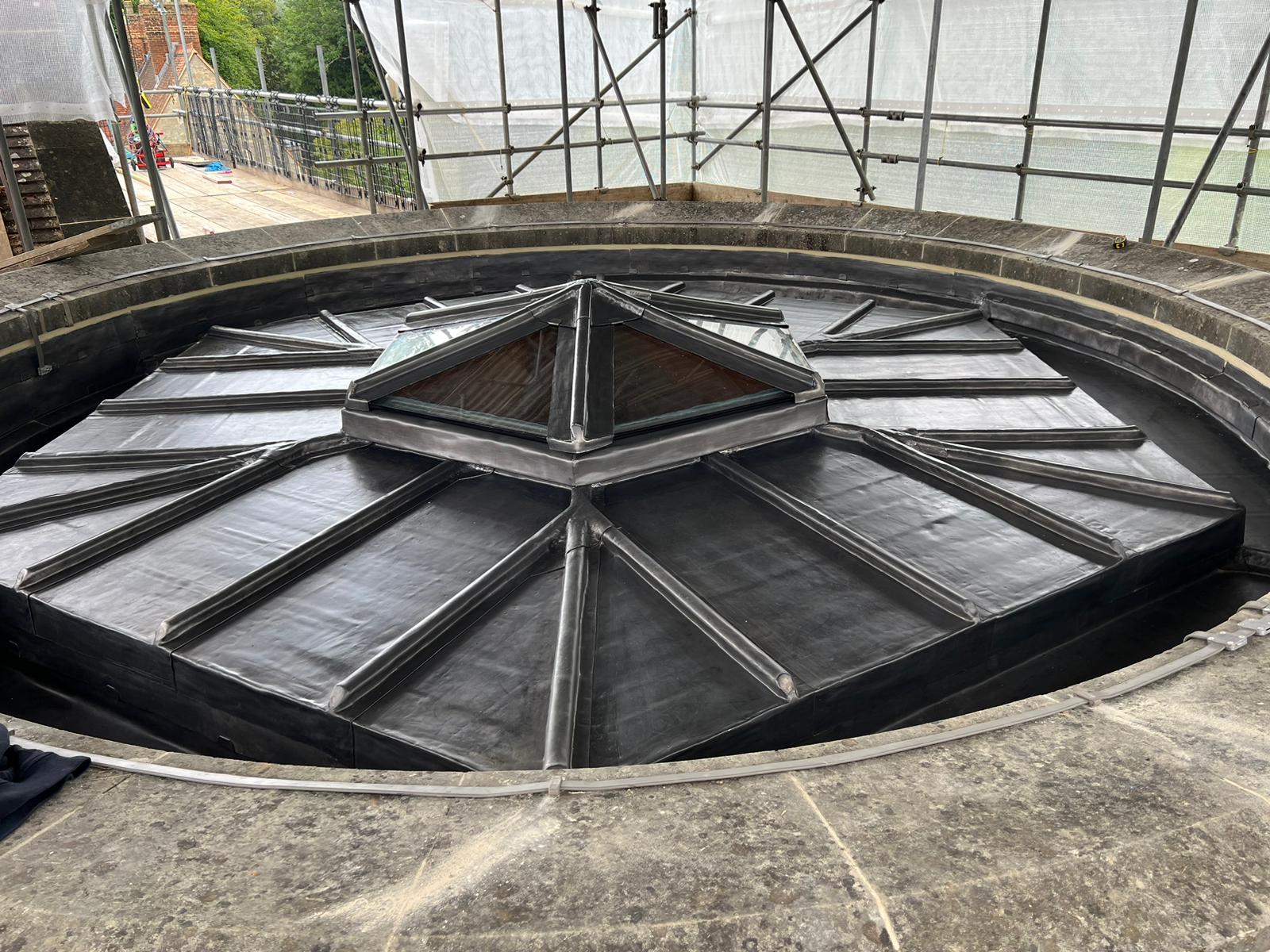 Magdalen College Squash Court Lead Roof