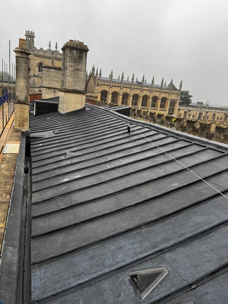 Leadwork to Deanery Roof