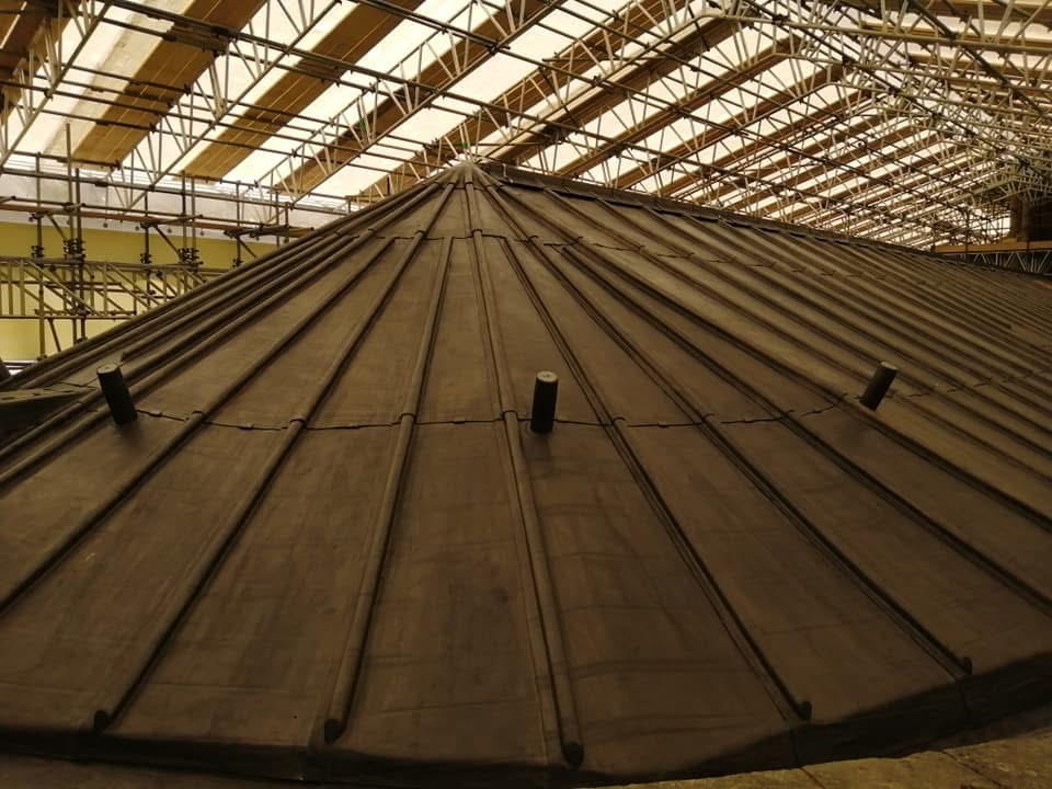 Leadwork to curve went to Chapel Roof